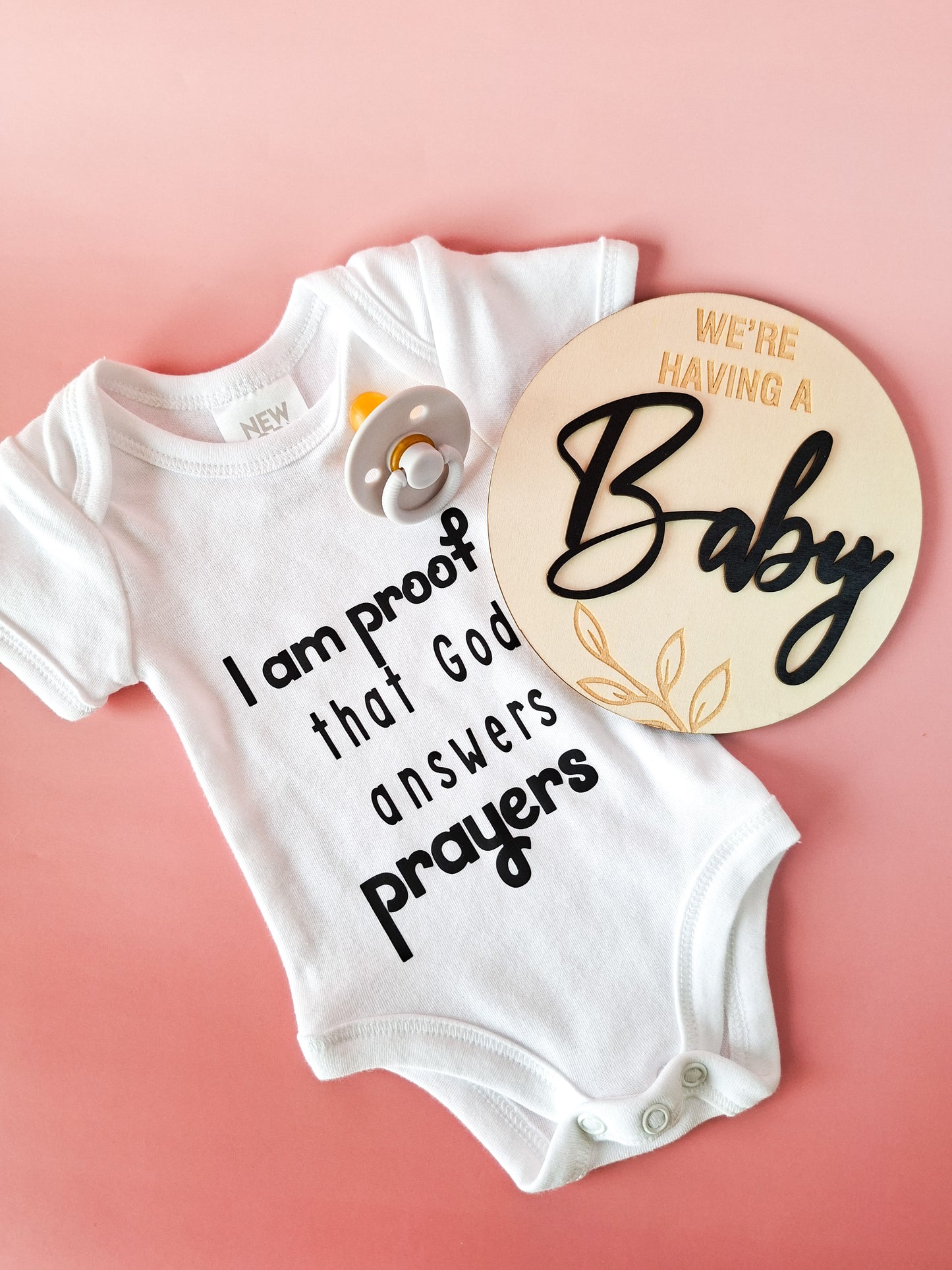 Baby Announcement Plaque