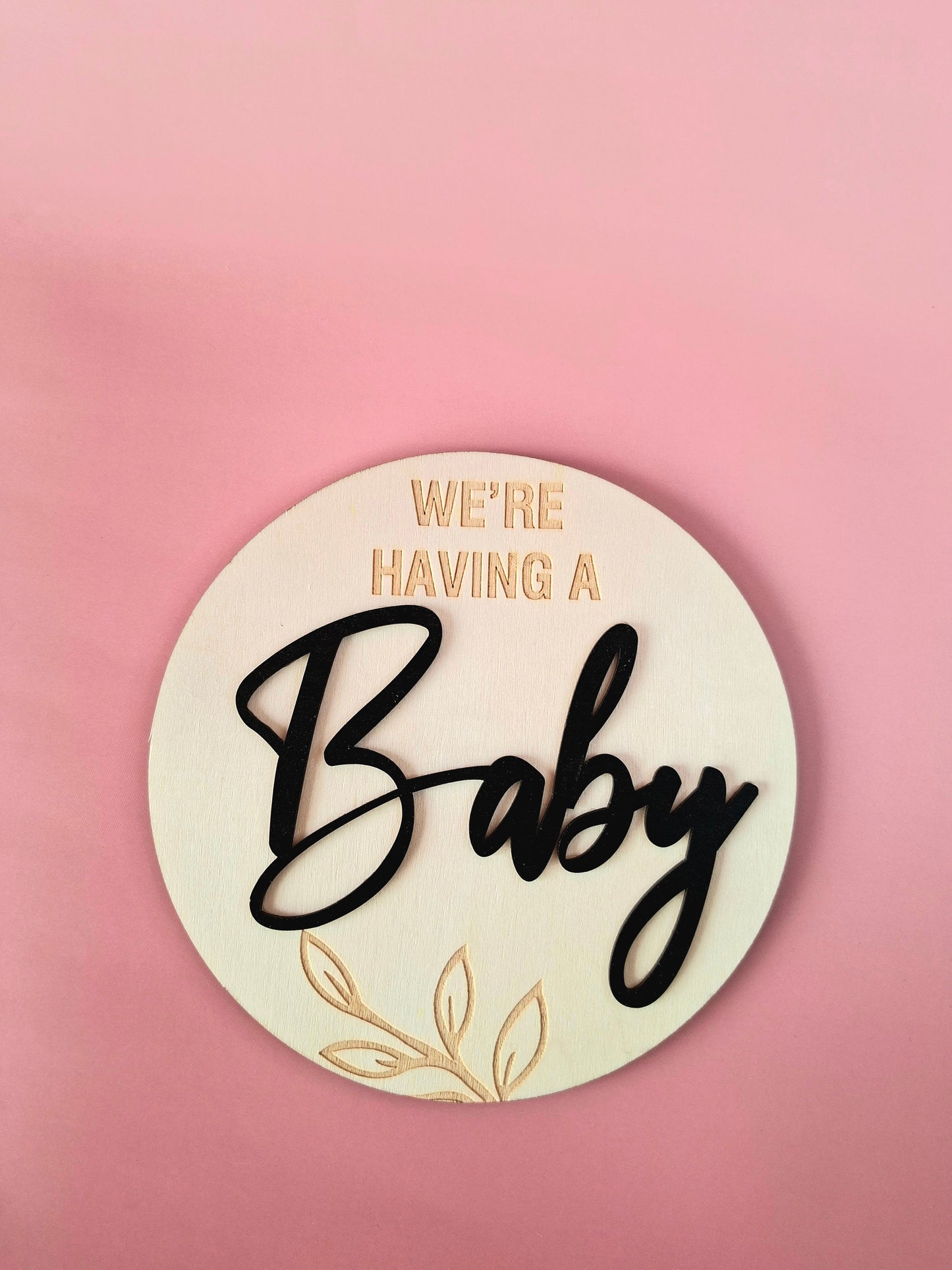Baby Announcement Plaque
