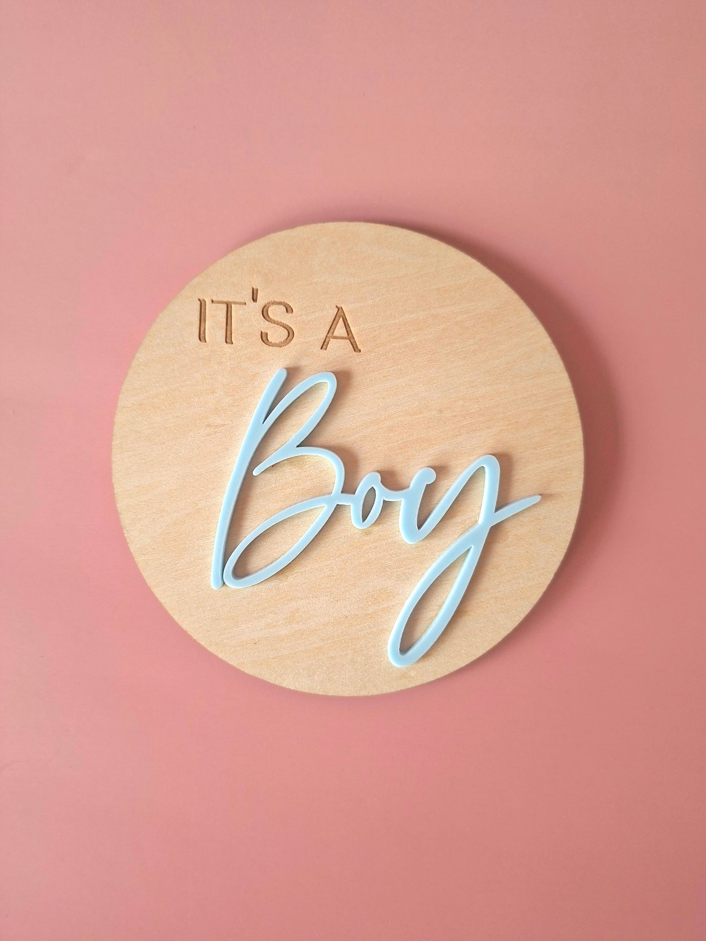 Gender Announcement Plaque
