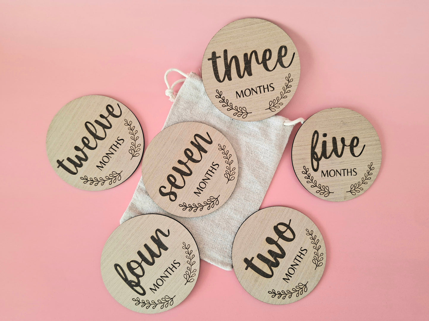 Milestone Cards/Disc in Drawstring Bag