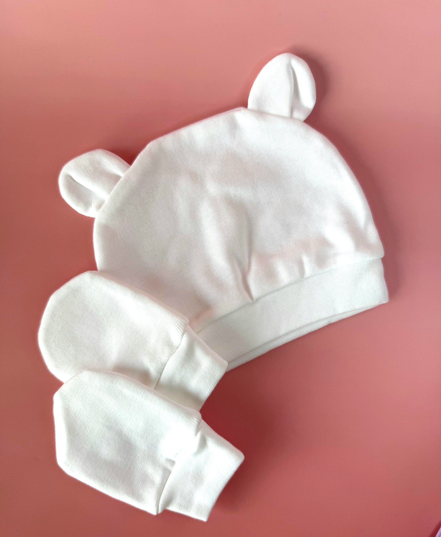 Baby Beanie + Mittens Set