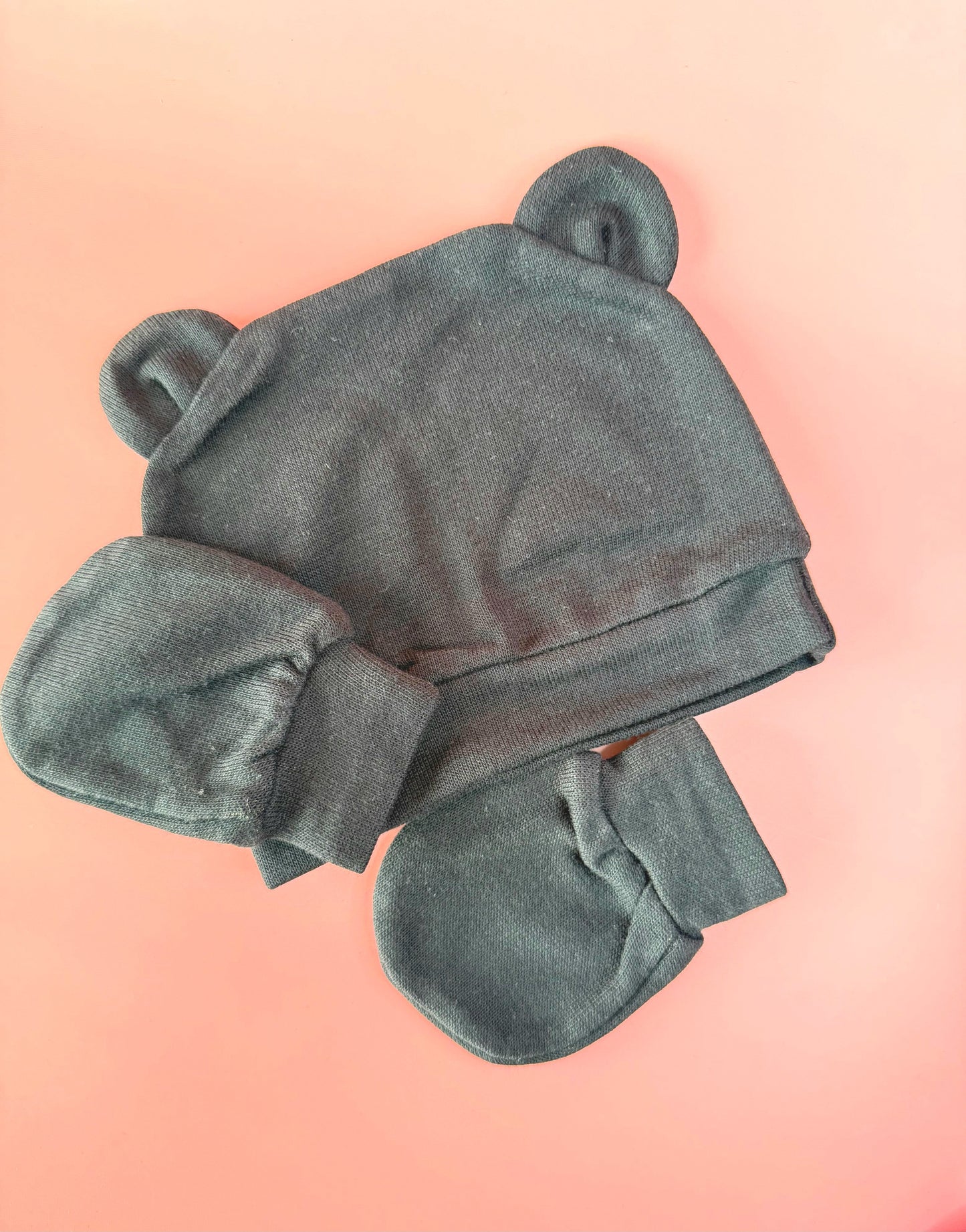 Baby Beanie + Mittens Set