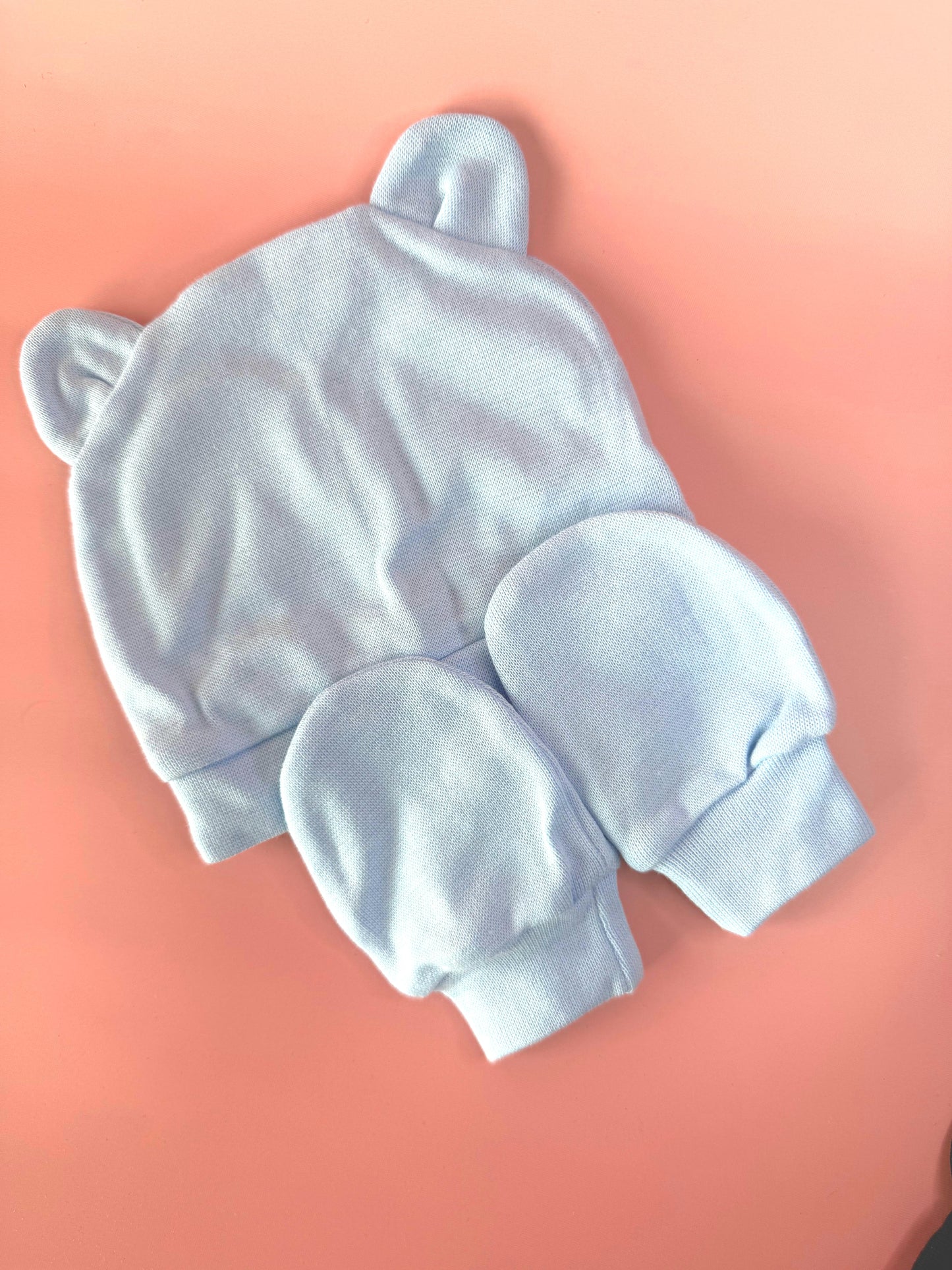 Baby Beanie + Mittens Set