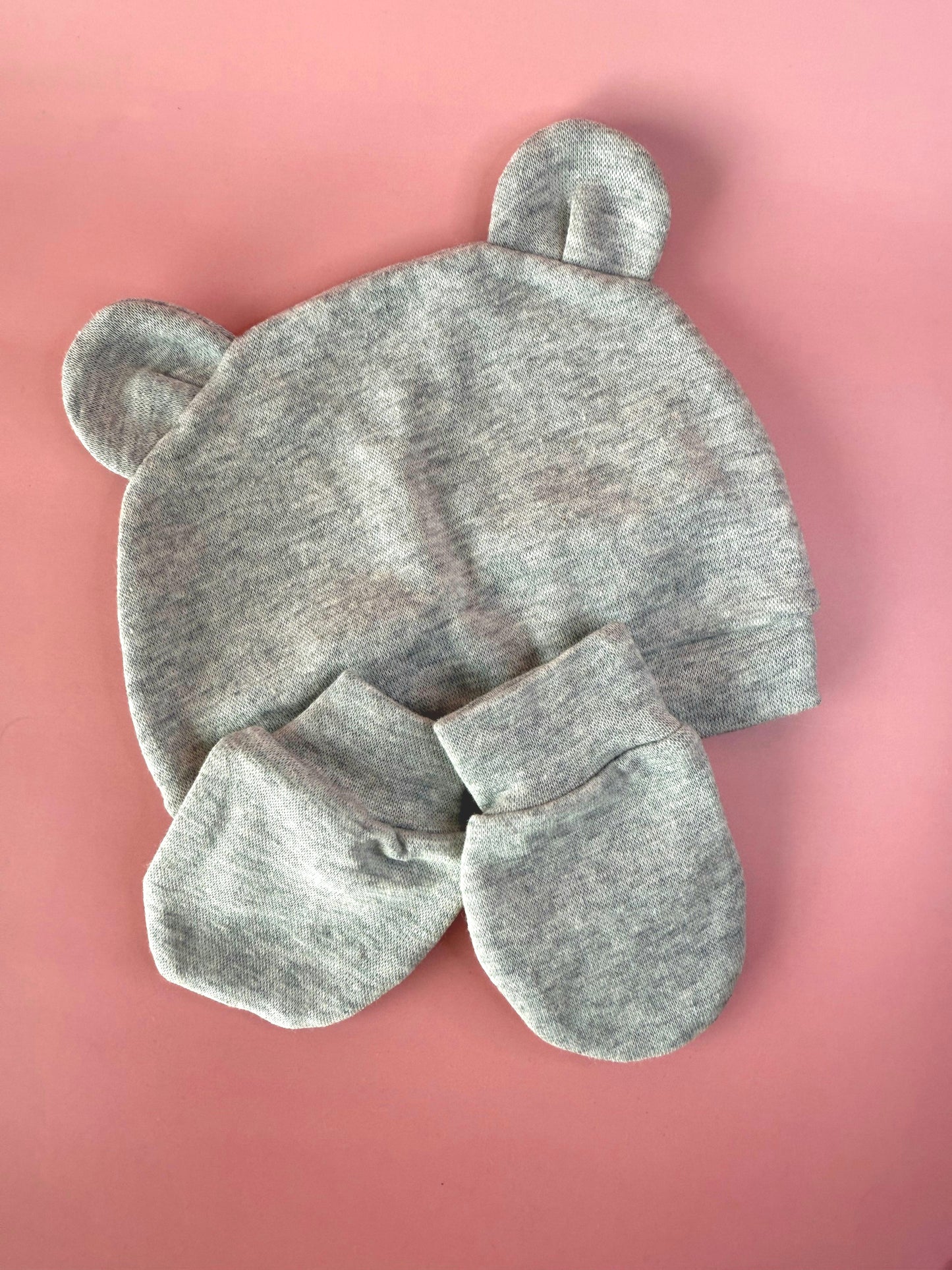 Baby Beanie + Mittens Set