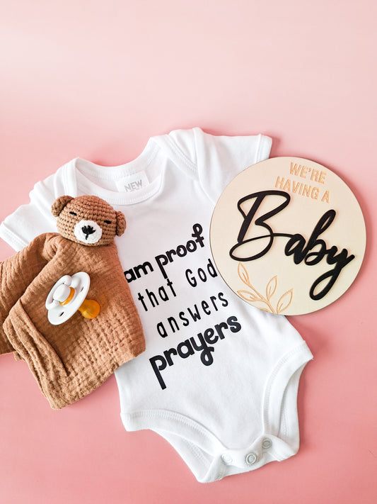 Baby Announcement Plaque