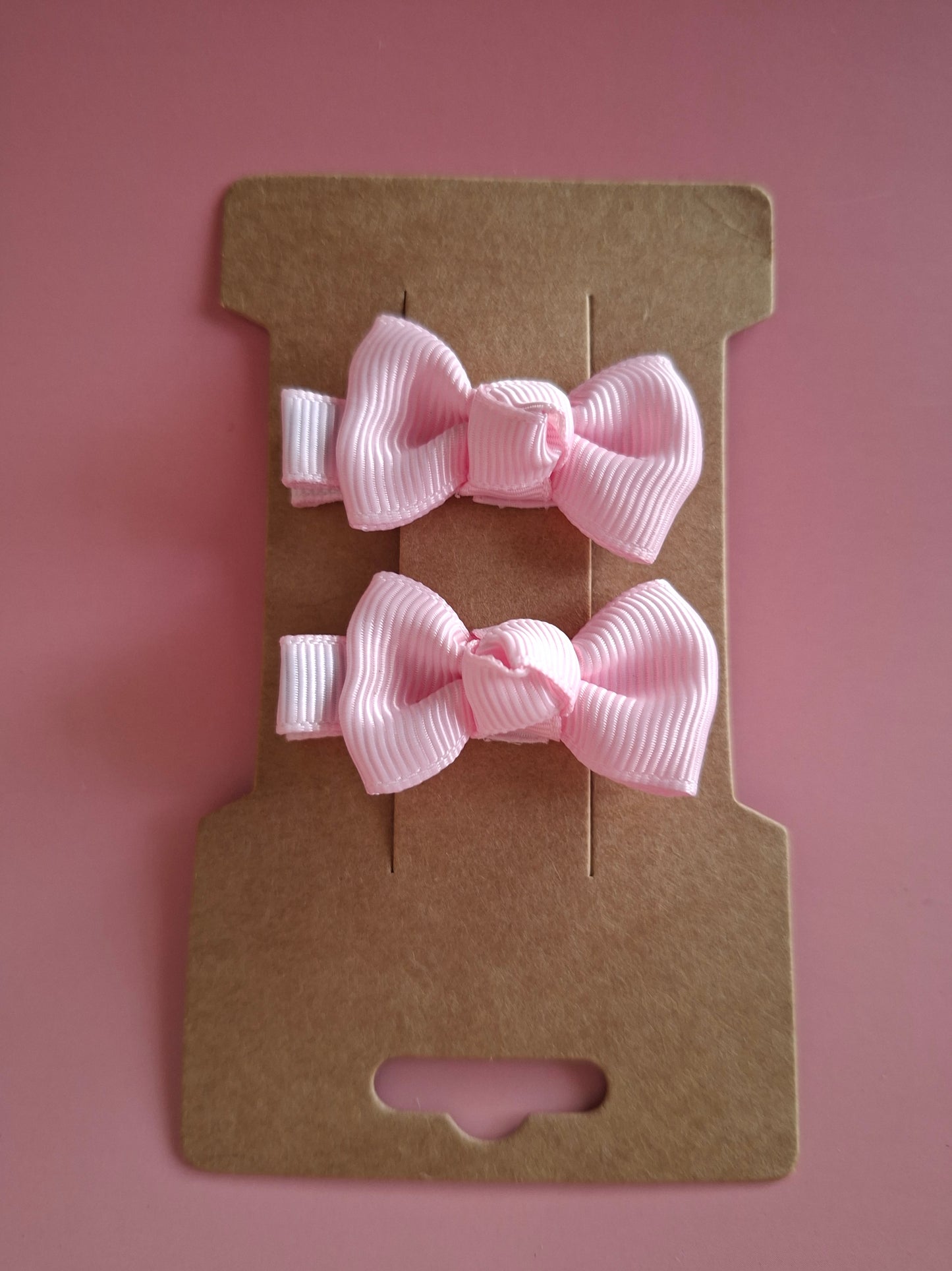 Hair Clip Bows - Pastel Colours