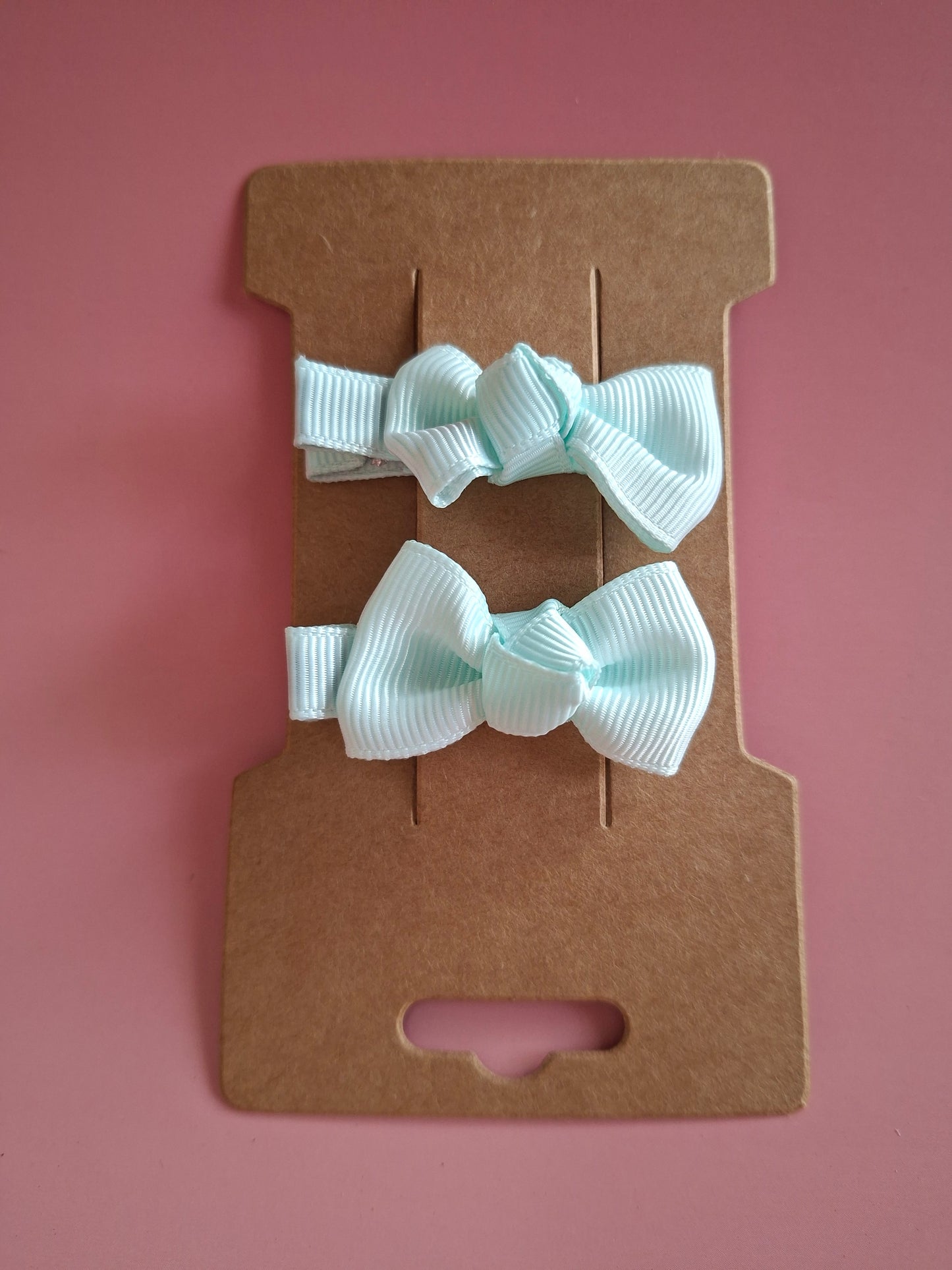 Hair Clip Bows - Pastel Colours