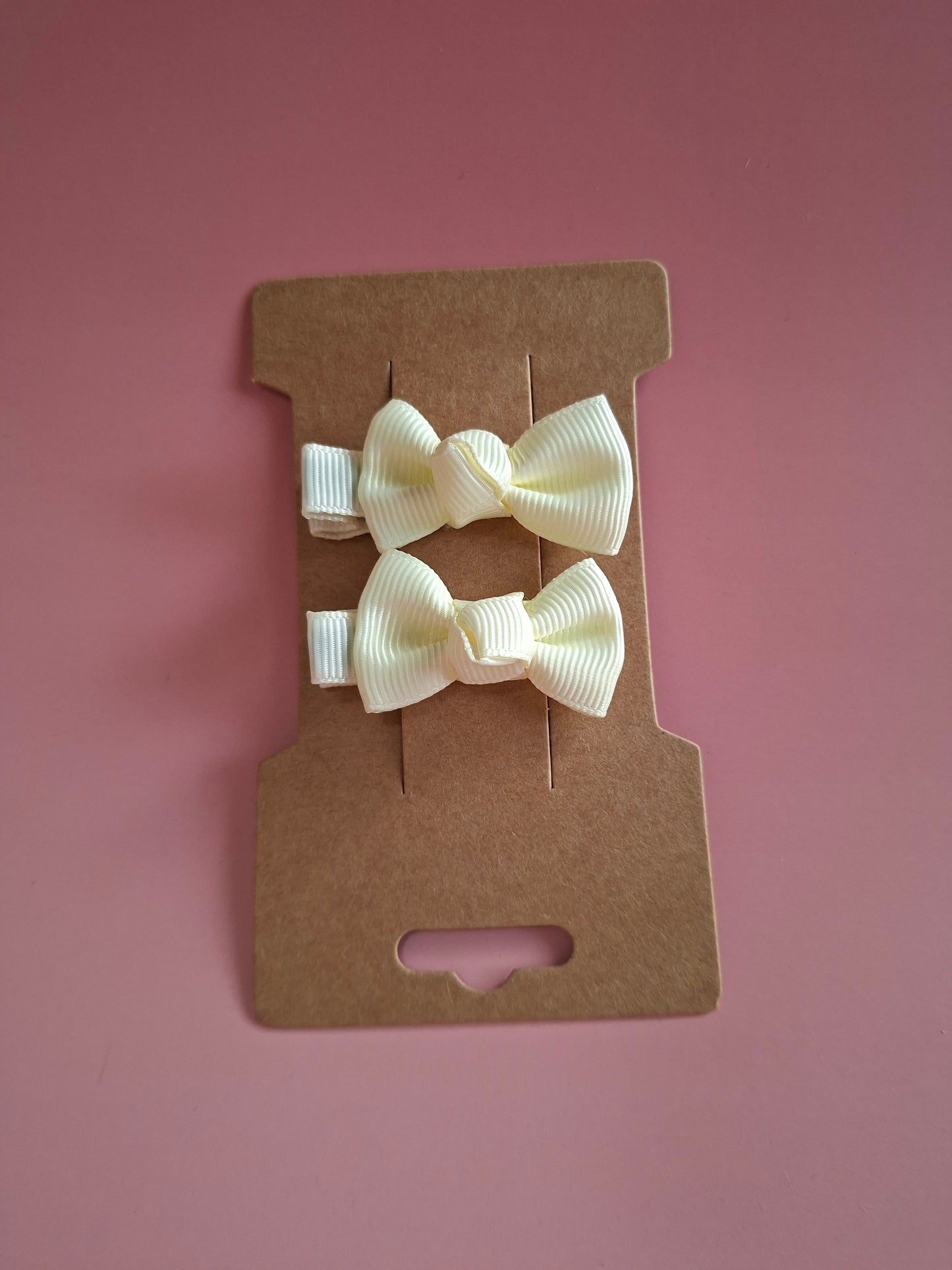Hair Clip Bows - Pastel Colours