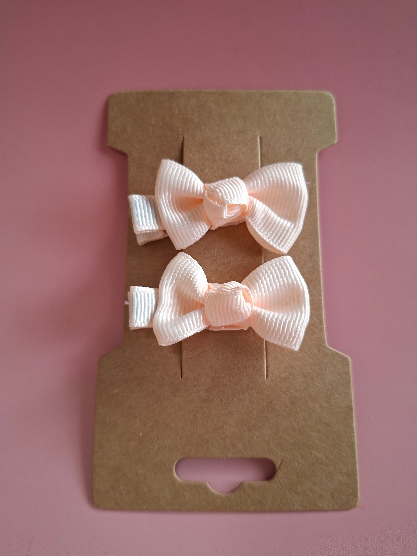 Hair Clip Bows - Pastel Colours