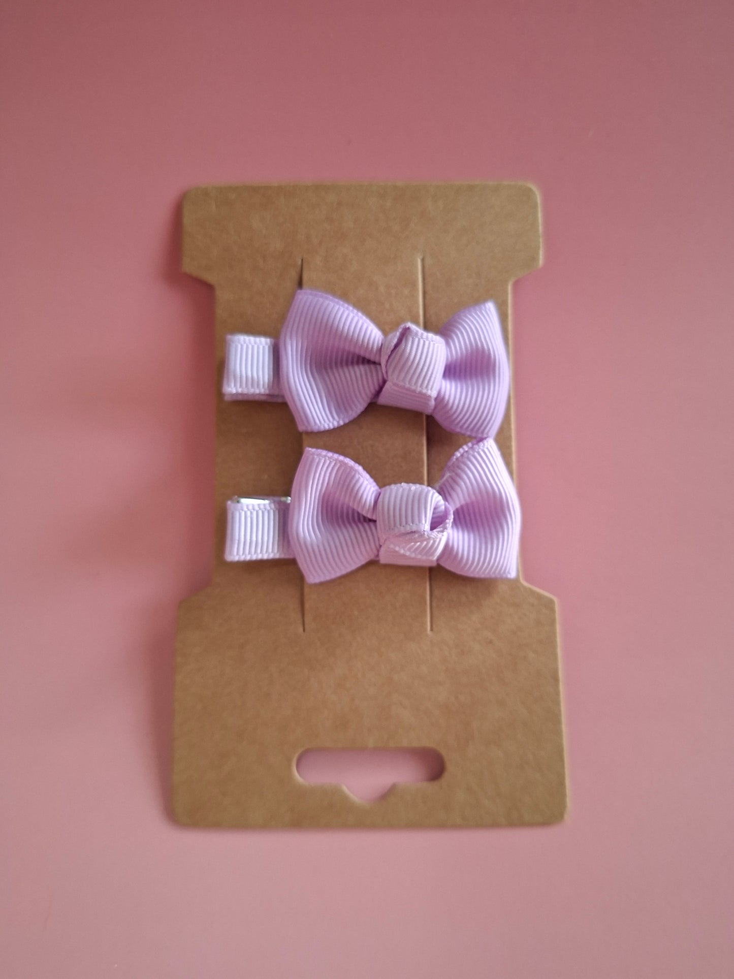 Hair Clip Bows - Pastel Colours