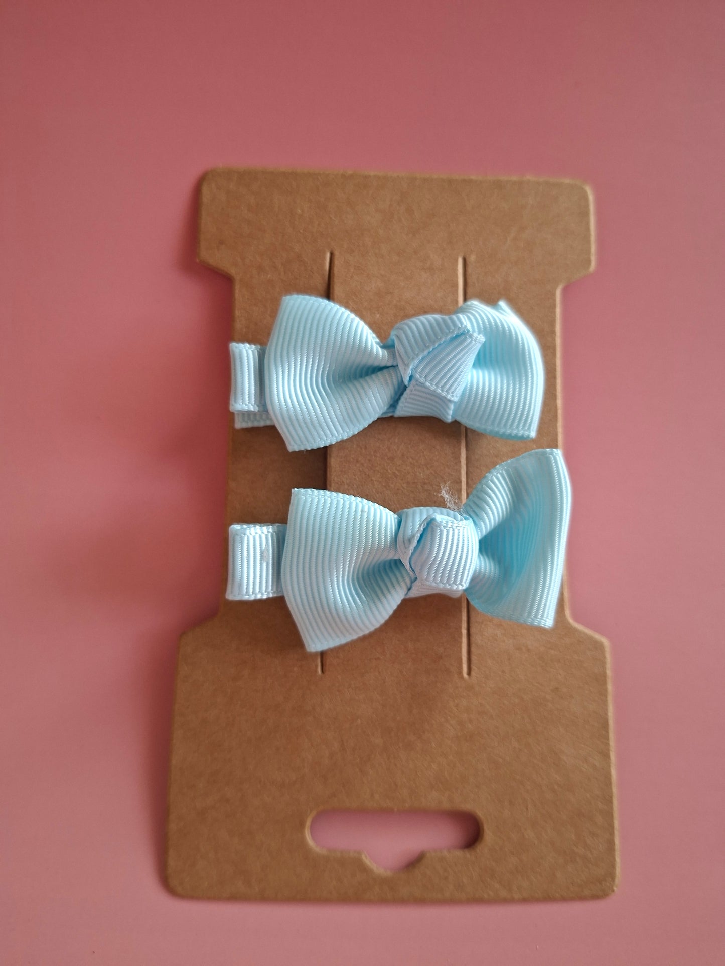 Hair Clip Bows - Pastel Colours