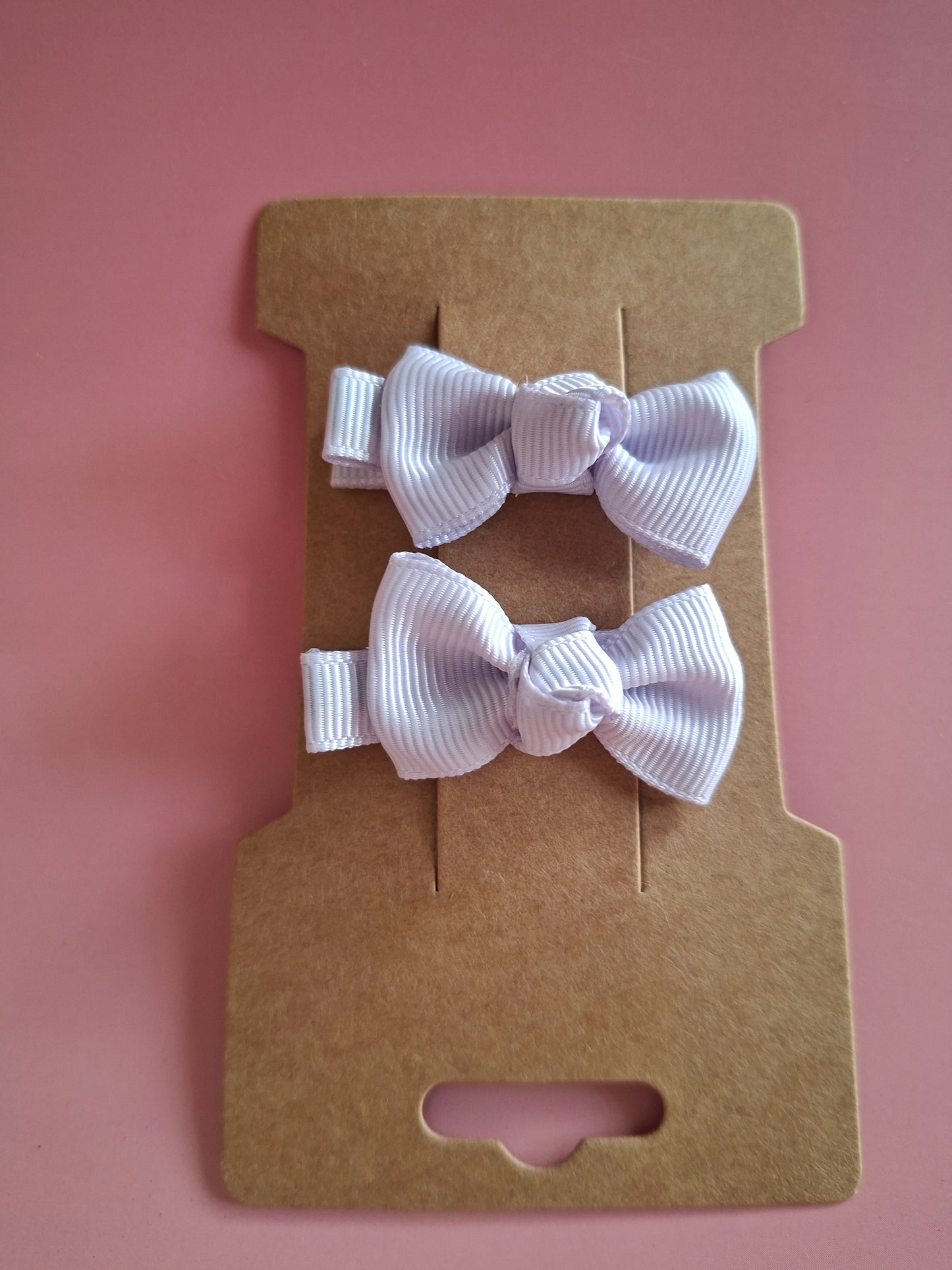 Hair Clip Bows - Pastel Colours